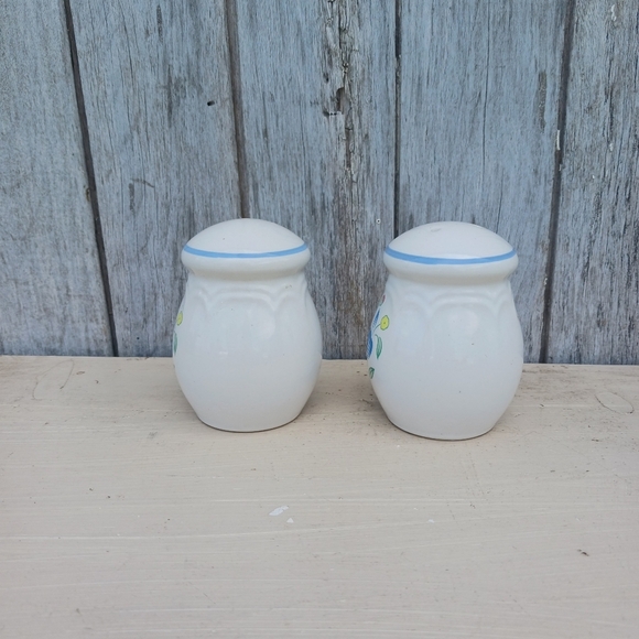 Floral Expressions By Hearthside Japan Salt & Pepper Shaker Set Pattern No Plugs - Picture 4 of 8
